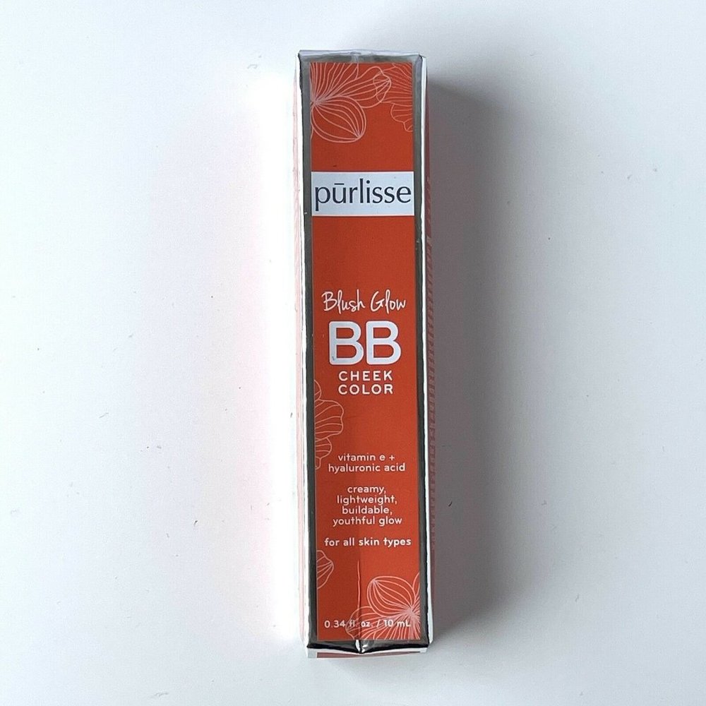 Purlisse Blush Glow BB Cheek Color in Vivid Coral 0.34 oz/10ml